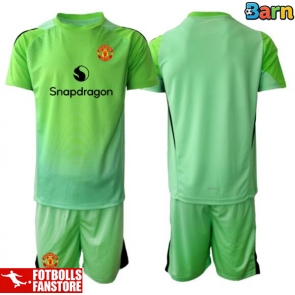 Manchester United Målvakt Tredje Tröja Barn 2025-26 Kortärmad (+ Korta byxor)