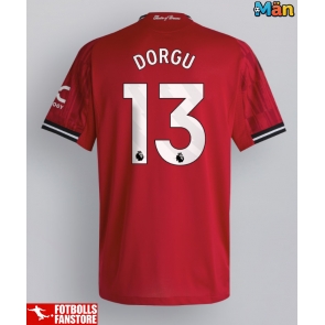Manchester United Patrick Dorgu #13 Hemmatröja 2025-26 Kortärmad