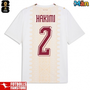 Marocko Achraf Hakimi #2 Bortatröja VM 2026 Kortärmad