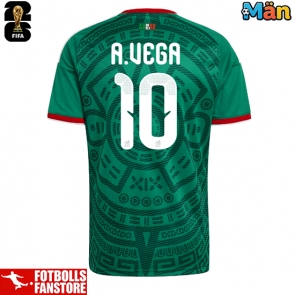 Mexiko Alexis Vega #10 Hemmatröja VM 2026 Kortärmad
