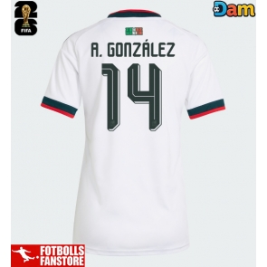 Mexiko Armando Gonzalez #14 Bortatröja Dam VM 2026 Kortärmad