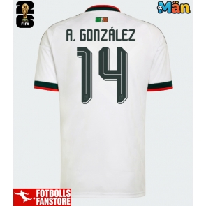 Mexiko Armando Gonzalez #14 Bortatröja VM 2026 Kortärmad