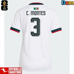 Mexiko Cesar Montes #3 Bortatröja Dam VM 2026 Kortärmad