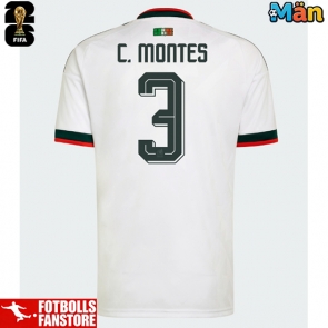 Mexiko Cesar Montes #3 Bortatröja VM 2026 Kortärmad