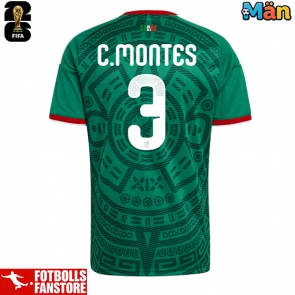 Mexiko Cesar Montes #3 Hemmatröja VM 2026 Kortärmad