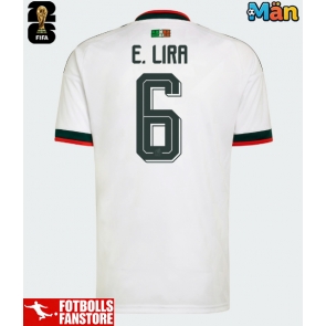 Mexiko Erik Lira #6 Bortatröja VM 2026 Kortärmad