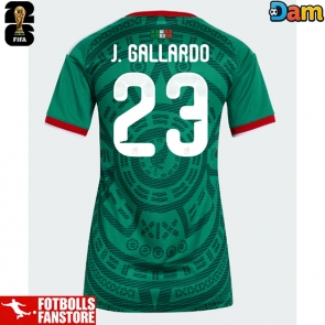 Mexiko Jesus Gallardo #23 Hemmatröja Dam VM 2026 Kortärmad
