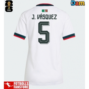 Mexiko Johan Vasquez #5 Bortatröja Dam VM 2026 Kortärmad