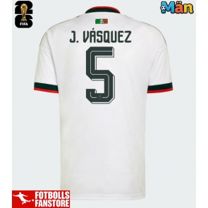 Mexiko Johan Vasquez #5 Bortatröja VM 2026 Kortärmad
