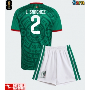 Mexiko Jorge Sanchez #2 Hemmatröja Barn VM 2026 Kortärmad (+ Korta byxor)