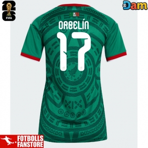 Mexiko Orbelin Pineda #17 Hemmatröja Dam VM 2026 Kortärmad