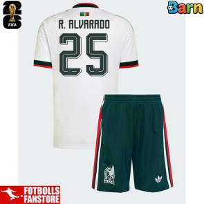 Mexiko Roberto Alvarado #25 Bortatröja Barn VM 2026 Kortärmad (+ Korta byxor)