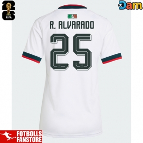 Mexiko Roberto Alvarado #25 Bortatröja Dam VM 2026 Kortärmad