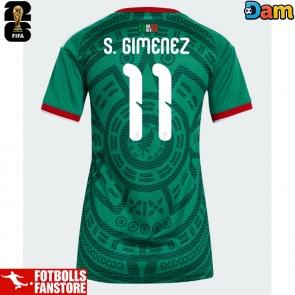 Mexiko Santiago Gimenez #11 Hemmatröja Dam VM 2026 Kortärmad