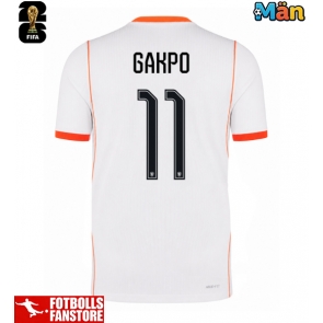 Nederländerna Cody Gakpo #11 Bortatröja VM 2026 Kortärmad