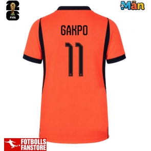 Nederländerna Cody Gakpo #11 Hemmatröja VM 2026 Kortärmad