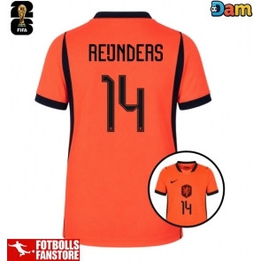 Nederländerna Tijjani Reijnders #14 Hemmatröja Dam VM 2026 Kortärmad