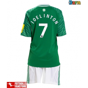 Newcastle United Joelinton #7 Bortatröja Barn 2025-26 Kortärmad (+ Korta byxor)