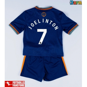 Newcastle United Joelinton #7 Tredje Tröja Barn 2025-26 Kortärmad (+ Korta byxor)