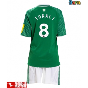 Newcastle United Sandro Tonali #8 Bortatröja Barn 2025-26 Kortärmad (+ Korta byxor)