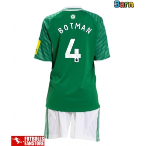 Newcastle United Sven Botman #4 Bortatröja Barn 2025-26 Kortärmad (+ Korta byxor)