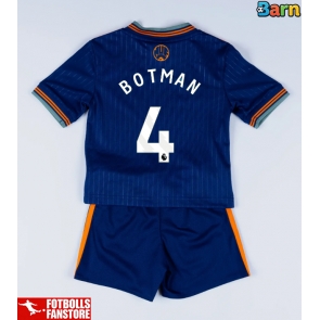 Newcastle United Sven Botman #4 Tredje Tröja Barn 2025-26 Kortärmad (+ Korta byxor)