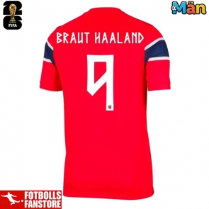 Norge Erling Haaland #9 Hemmatröja VM 2026 Kortärmad