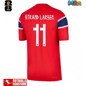 Norge Jorgen Strand Larsen #11 Hemmatröja VM 2026 Kortärmad