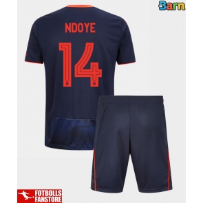 Nottingham Forest Dan Ndoye #14 Tredje Tröja Barn 2025-26 Kortärmad (+ Korta byxor)