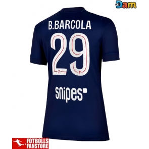 Paris Saint-Germain Bradley Barcola #29 Hemmatröja Dam 2025-26 Kortärmad