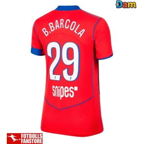 Paris Saint-Germain Bradley Barcola #29 Tredje Tröja Dam 2025-26 Kortärmad