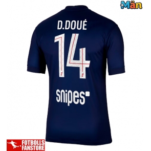 Paris Saint-Germain Desire Doue #14 Hemmatröja 2025-26 Kortärmad