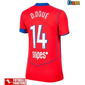 Paris Saint-Germain Desire Doue #14 Tredje Tröja Dam 2025-26 Kortärmad