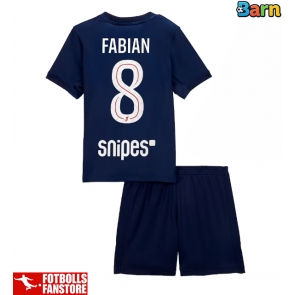 Paris Saint-Germain Fabian Ruiz #8 Hemmatröja Barn 2025-26 Kortärmad (+ Korta byxor)