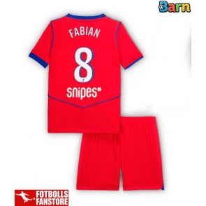 Paris Saint-Germain Fabian Ruiz #8 Tredje Tröja Barn 2025-26 Kortärmad (+ Korta byxor)