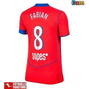Paris Saint-Germain Fabian Ruiz #8 Tredje Tröja Dam 2025-26 Kortärmad