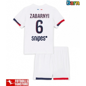 Paris Saint-Germain Illia Zabarnyi #6 Bortatröja Barn 2025-26 Kortärmad (+ Korta byxor)