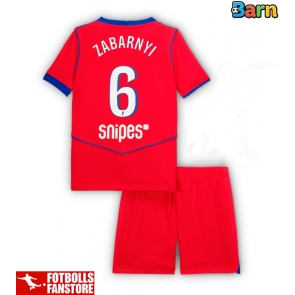 Paris Saint-Germain Illia Zabarnyi #6 Tredje Tröja Barn 2025-26 Kortärmad (+ Korta byxor)