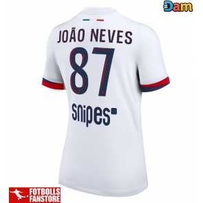 Paris Saint-Germain Joao Neves #87 Bortatröja Dam 2025-26 Kortärmad