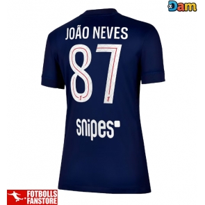 Paris Saint-Germain Joao Neves #87 Hemmatröja Dam 2025-26 Kortärmad