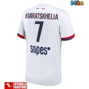 Paris Saint-Germain Khvicha Kvaratskhelia #7 Bortatröja 2025-26 Kortärmad