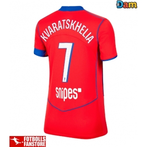 Paris Saint-Germain Khvicha Kvaratskhelia #7 Tredje Tröja Dam 2025-26 Kortärmad