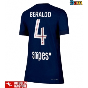 Paris Saint-Germain Lucas Beraldo #4 Hemmatröja Dam 2025-26 Kortärmad