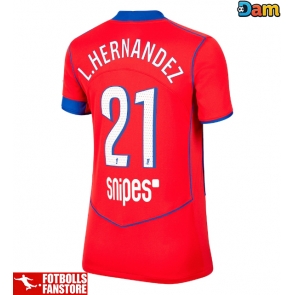 Paris Saint-Germain Lucas Hernandez #21 Tredje Tröja Dam 2025-26 Kortärmad