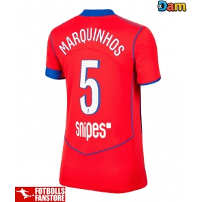 Paris Saint-Germain Marquinhos #5 Tredje Tröja Dam 2025-26 Kortärmad