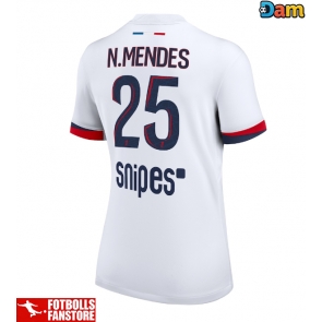Paris Saint-Germain Nuno Mendes #25 Bortatröja Dam 2025-26 Kortärmad