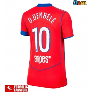 Paris Saint-Germain Ousmane Dembele #10 Tredje Tröja Dam 2025-26 Kortärmad