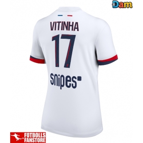 Paris Saint-Germain Vitinha #17 Bortatröja Dam 2025-26 Kortärmad