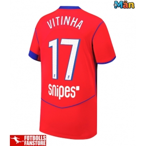 Paris Saint-Germain Vitinha #17 Tredje Tröja 2025-26 Kortärmad