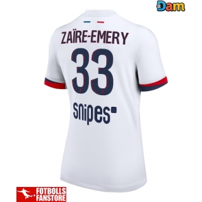 Paris Saint-Germain Warren Zaire-Emery #33 Bortatröja Dam 2025-26 Kortärmad